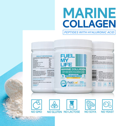 Marine Collagen with Hyaluronic Acid – 300g | 30 Servings