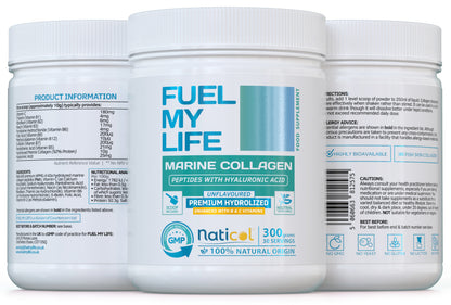 Marine Collagen with Hyaluronic Acid – 300g | 30 Servings