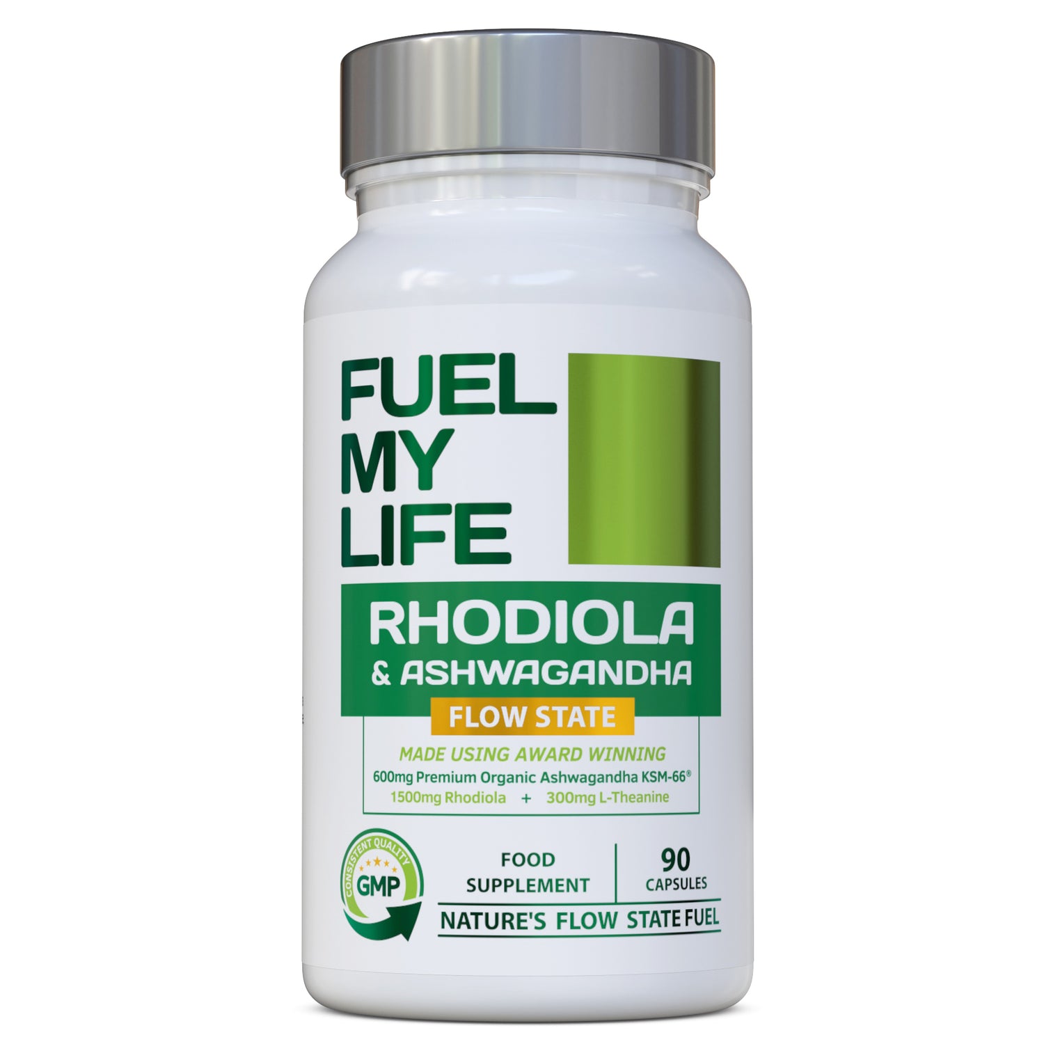 Flow State: Rhodiola and Ashwagandha with L-Theanine